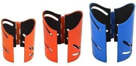 Superdi 667239563474 3 Piece Magnetic Metal Pipe Cutting Guide Steel Includes Sizes 1-7/8 Inch 2-3/8