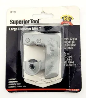 35180 Superior Tool Large Diameter Mini Tubing Cutter 1/8 Inch To 1-1/8 Od New