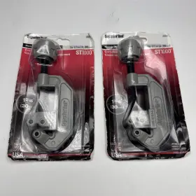 35247 Superior Tool Lot Of 2 Heavy Duty Pipe Cutter 1/8 Inch To 1 3/16 Tubing New In Box 35247 Superior Tool Lot Of 2 Heavy Duty Pipe Cutter 1/8 Inch To 1 3/16 Tubing New In Box