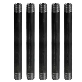 Qdcm3424-5 Supplygiant 3/4 X 24 Inch Black Steel Pipe Pack Of 5