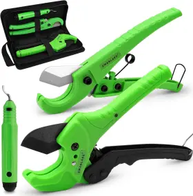 66112 Swanlake Garden Tools Pvc Pipe Cutter 1-5/8 Inch &1-3/8 Ratchet For