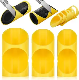 Yit-teenyyou-5893 Teenyyou 6 Pcs Pipe Insulation Cutting Guide Foam Cutter Tool In Homes Yellow