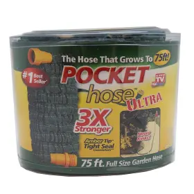 7944-12 Telebrands 75ft Pock Dura Rib Hose