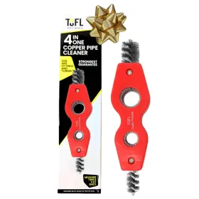 Tofl 850009674852 4-in-1 Copper Pipe Cleaner For Fittings And Tubing Preps Pipes