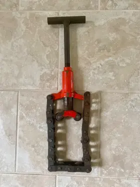 69073 Toledo-beaver Adjustable Chain Cast Iron/clay Soil Drainpipe Cutter Made In Usa
