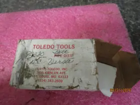 90380 Toledo Tools Set Of 4 New Bolt Dies Versa