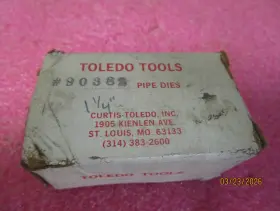 90382 Toledo Tools Qty 4 New Dies