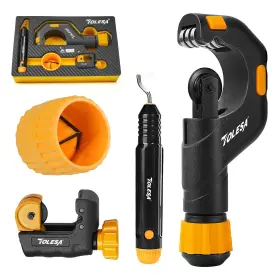 T1pc02 Tolesa Pipe Cutter Tool 2-1/8ftft Heavy Duty Mini Copper Cutters With Deb