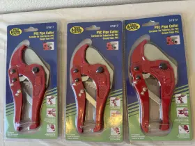 Tool Cache 51617 Pvc Pipe Cutter Lot Of 3 - Brand New