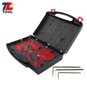 Tool Library Tl8511484 9pc Pvc Pipe Reamer Kit 1/2 Inch 1-1/4 2 2-1/2 3 4 3/4 1 1-1/2 Fitting Saver