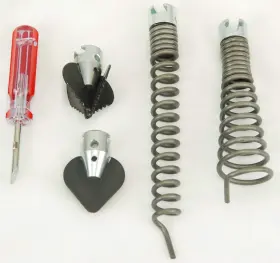 Tools 744759698353 Cutter And Auger Set For 7/8 Inch Pipe Drain Cleaning Cable Fits Ridgid C-10