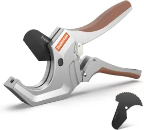 Hw-qianzi-pvcgq02 Treevian Pvc Pipe Cutter With Replaceable Sk5 Blade Cuts Up To 2-1/2 Inch 63mm Heavy-duty P
