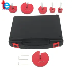 Tr102550 Turitrade 6 Pcs For 1/2 Inch Drill 0.75 To 4 Pvc Pipe Reamer Kit Plastic Fitting
