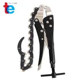 Tr64838 Turitrade Heavy Duty Exhaust Cutting Tool Tube Chain Tail Pipe Cutter Plier 19mm - 78mm