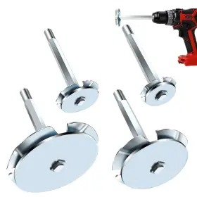 Tviox 749753818189 Pipe Reamer 4pcs Fitting Saver Tool Removing 40 From Hub 1-1/2 In 2 3 4