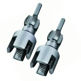 Umpvcth-1234 Umoko 2pcs Dual-function Pvc Pipe Threading Tool Kit 1/2 And 3/4 Inch Sizes Inter