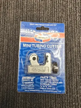 Uniweld 688456700004 70000 Mini Tube Cutter For Copper Brass And Aluminum Tubing