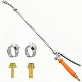 Vanpet 768420395631 All Metal Replacement Sprayer Wand 1/4 Inch And 3/8 Brass Barb With