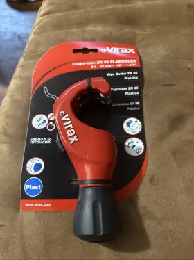 210487 Virax Soft Touch- Plastic Pipe/tube Cutter -zr35