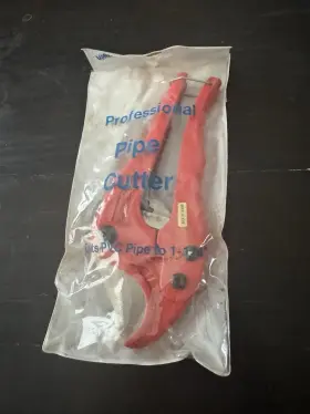 Water Whiz 8242 Professional Ratcheting Pvc Pipe Cutter 1-1/4 Inch Heavy Duty Steel Nos