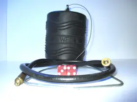 270067 Wedge Industries Inc. 6 Inch Test Ball Plug - Pneumatic With Hose Made In Usa