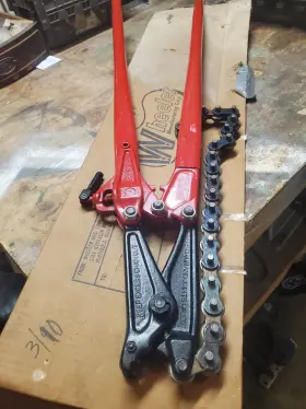 590-6 Wheeler Wheeler-rex Manual Chain Soil Pipe Cutter For 1 Inch 6 Cast Iron No-hub