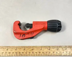 90735 Wheeler Tubing Pipe Cutter Screw Feed 1/4 Inch - 1 3/8 Od #90735 Plumbing Tool