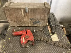 5590 Wheeler Mfg Super Hydraulic Pipe Cutter