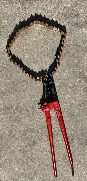 59012 Wheeler Rex 42 Inch Heavy Duty Cast Iron Chain Soil Rigid Pipe Snap Cutter Ridgid