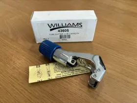 43605 Williams Tube Cutter 1-1/8 Inch Capacity - New In Box