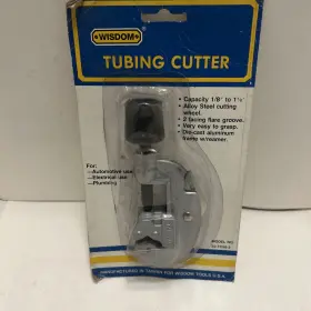 22-tc58-2 Wisdom Tools Tube Cutter 1/8 Inch To 1-1/8 Od