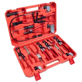 Wiseup Wp24qcq18pc 17pcs Hose Clamp Pliers Set Removal Tool With Electrical D