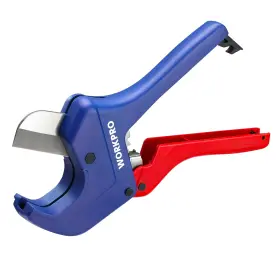 Workpro W101017 Plastic Pipe Cutter Ratchet Tubing Tool For Pex Pvc Ppr Hoses 15/8 Inch