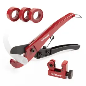 Usac01123 Wostore Pex Pipe Cutter Set Drip Line Include Plastic 1-1/4 Inch Cutting Tool