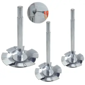 Xa027a Xinhnmuu 3pcs Pvc Pipe Reamer Set For Professional Plumber Fitting Saver In Size