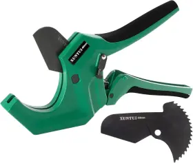 600040 Xuntui Pvc Pipe Cutter For Sch 40 With Extra Od21/2 Inch 64mm Dark Green