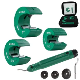 Xuntui 978541680200 Copper Tubing Cutter Set - Pipe 1/2-3/4-1 Inch Tube Cutters With D