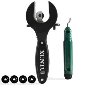 Xuntui 978541681795 Copper Pipe Cutter Kit Ratcheting Tube For Tight Spaces - Adjustable 5