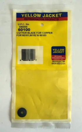 Yellow Jacket 60100 Replacement Cutter Blade For Tube Pipe 60101 60102
