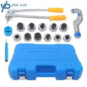 Yi358988t Yibei-tech Hvac Expander Swaging Kit With 11 Heads Tube Cutter Reamer Deburring Tool