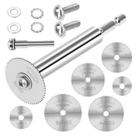 Yuheng 744759954701 9pcs Pvc Pipe Inside Cutter Set 6pcs Rotary Drill Saw Blades With 1/4 Inch Hex