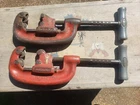 Set 2-RIDGID Number 42 Heavy Duty Four Wheel Pipe Cutters- 1/2" To Used. Price: $65.00.