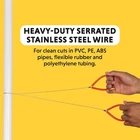 Cable Saw #858-24-INCH Serrated And Cuts Pvc, Pe, Abs Pipes ... New. Price: $16.20.