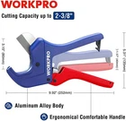 Workpro Ratchet Pvc Cutter For 2-1/2" Pex Ppr Plastic Pipes W/safe Lock New. Price: $22.99.
