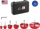 Vevor 6PCS Pvc Pipe Reamer Kit, Plastic Fitting Socket Saver Includes New. Price: $94.37.