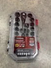 Husky 26-PIECE Universal Socket Set 3/8 Drive 100-POSITION Ratchet (missing 14) Open. Price: $34.99.