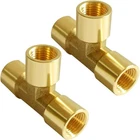 Joywayus 1/8 Npt Threaded Brass Pipe Fitting Tee 3 Inch, New. Price: $10.29.