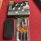 3 Klein Tools 8PC Carbide Hole Cutter Set, Screwdriver And Box New. Price: $333.00.