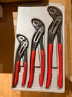 Knipex Alligator Pliers Set - Pack Of 3 (002007US1) Open. Price: $100.00.