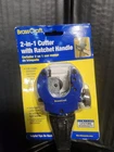 Brasscraft 2IN1 Ratch Tubing Cutter T406 1/4 Into 1-1/8IN New. Price: $40.00.